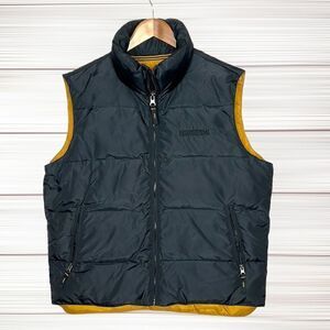 Springfield Free Festival Down /Feather Puffer Vest Black Yellow size L